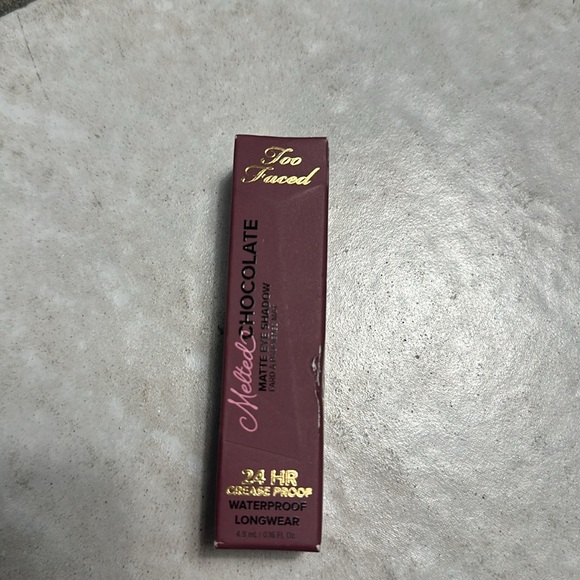 NEW Too Faced Melted Chocolate Matte Eyeshadow Chocolate‎ Wine - Picture 2 of 8